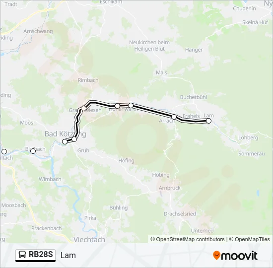 RB28S Bus Line Map