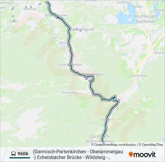 9606 Bus Line Map