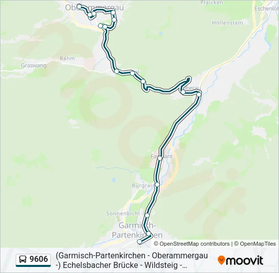 9606 Bus Line Map
