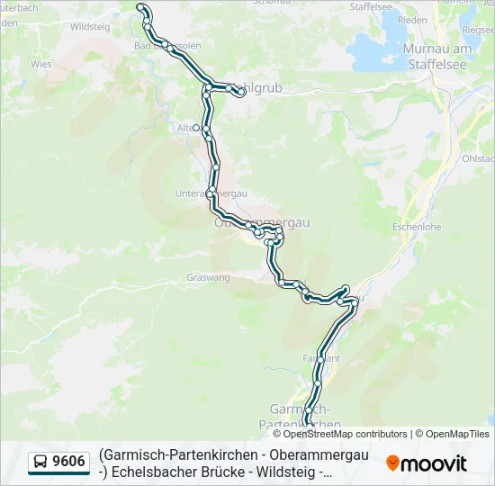 9606 Bus Line Map
