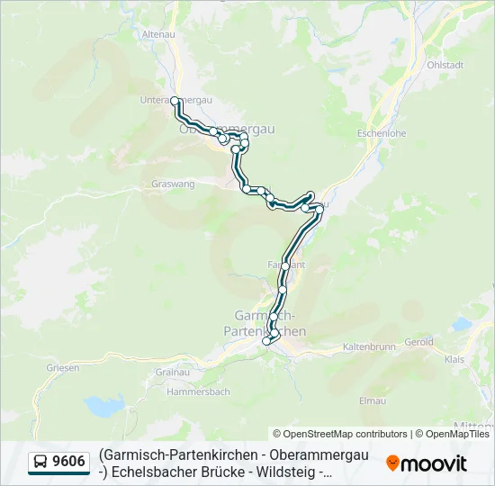 9606 Bus Line Map