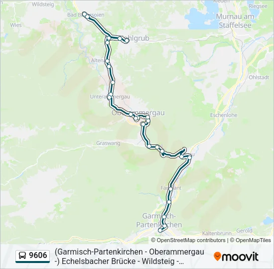 9606 Bus Line Map