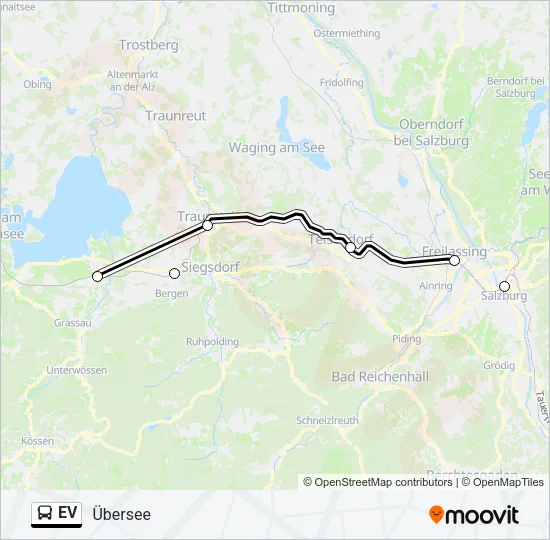 Автобус EV: карта маршрута