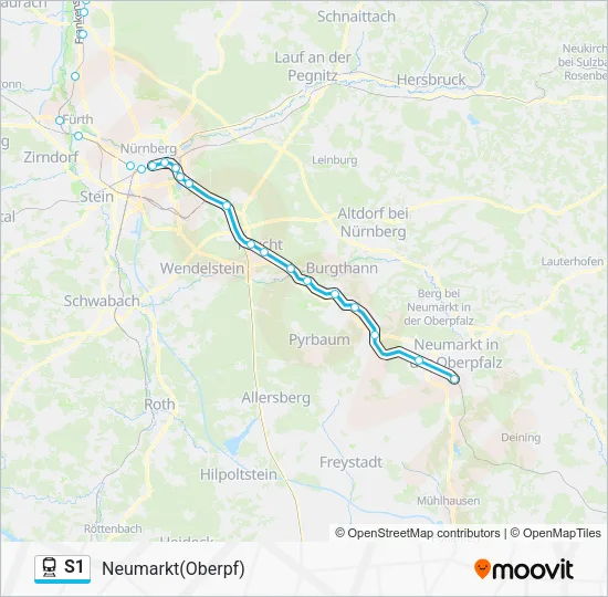  S1: карта маршрута