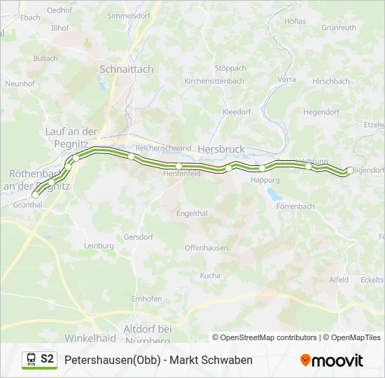  S2: карта маршрута