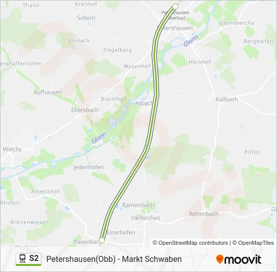  S2: карта маршрута