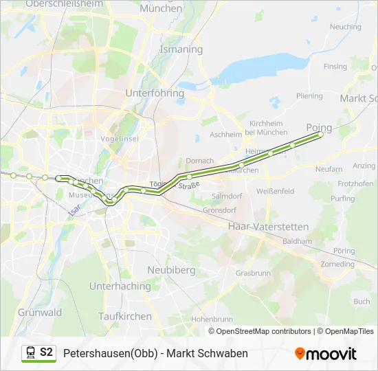  S2: карта маршрута