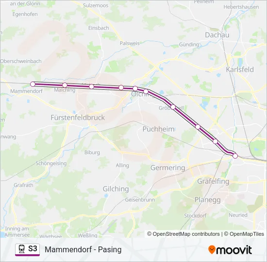 S3  Line Map
