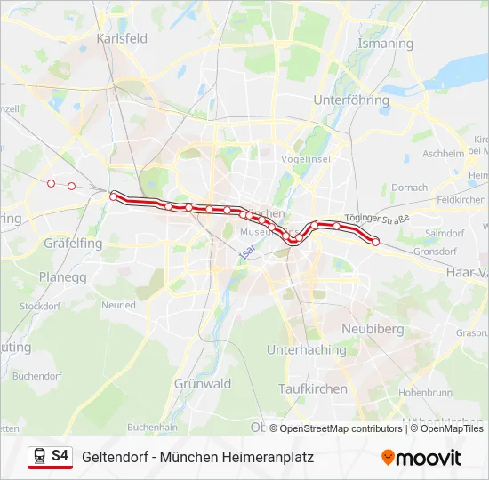  S4: карта маршрута