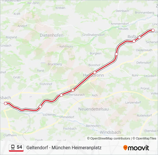  S4: карта маршрута