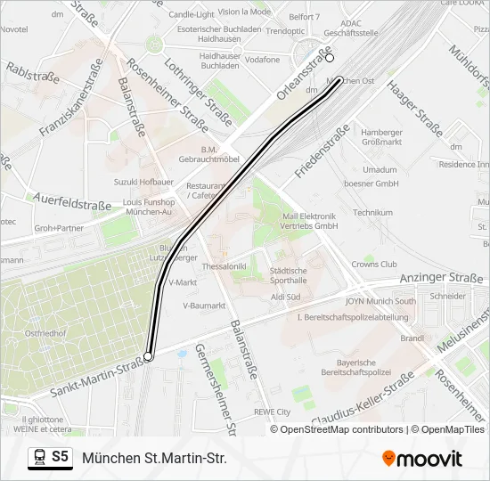  S5: карта маршрута