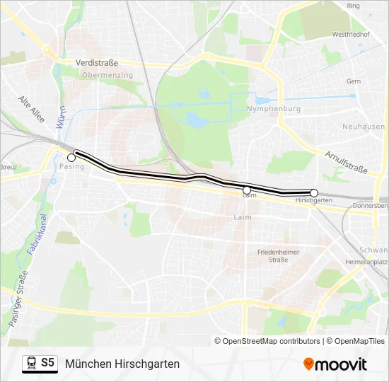  S5: карта маршрута