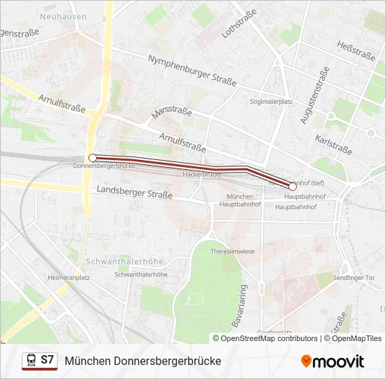  S7: карта маршрута