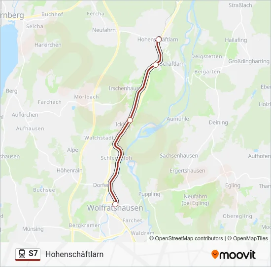  S7: карта маршрута
