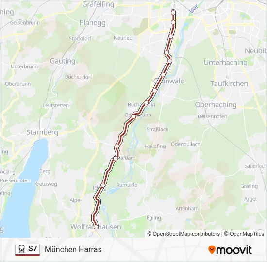  S7: карта маршрута