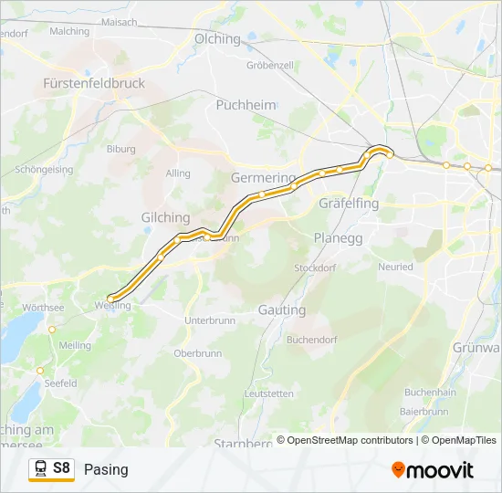 S8  Line Map