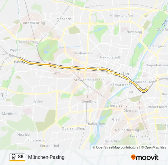 S8  Line Map