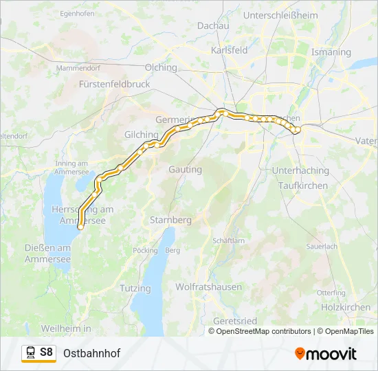 S8  Line Map