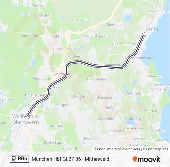  RB6: карта маршрута