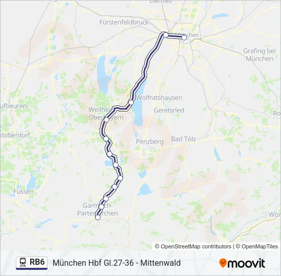 RB6  Line Map