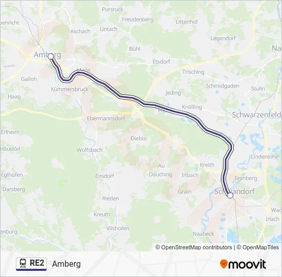  RE2: карта маршрута