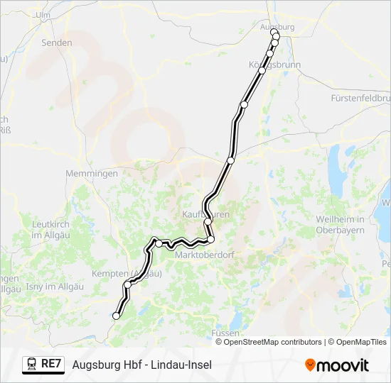  RE7: карта маршрута