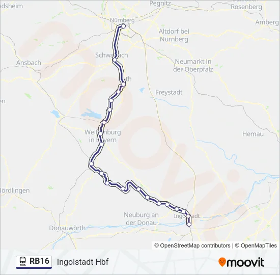RB16  Line Map