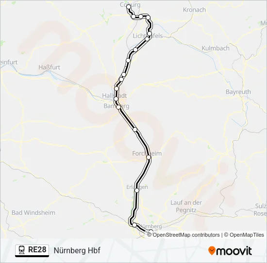 RE28  Line Map