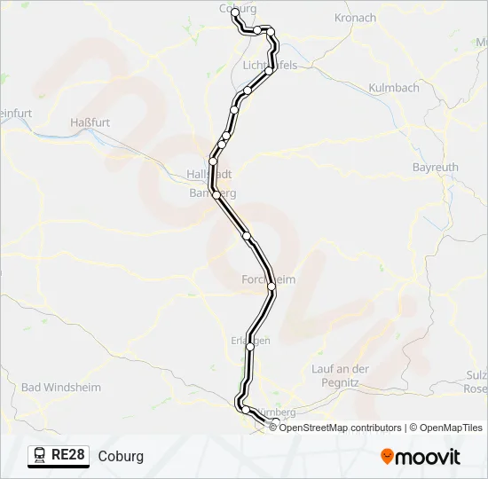 RE28  Line Map