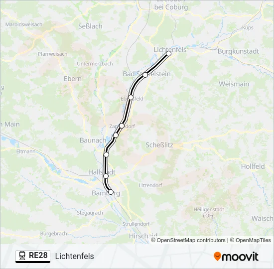 RE28  Line Map