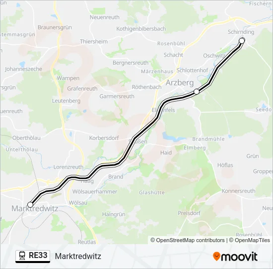 RE33  Line Map