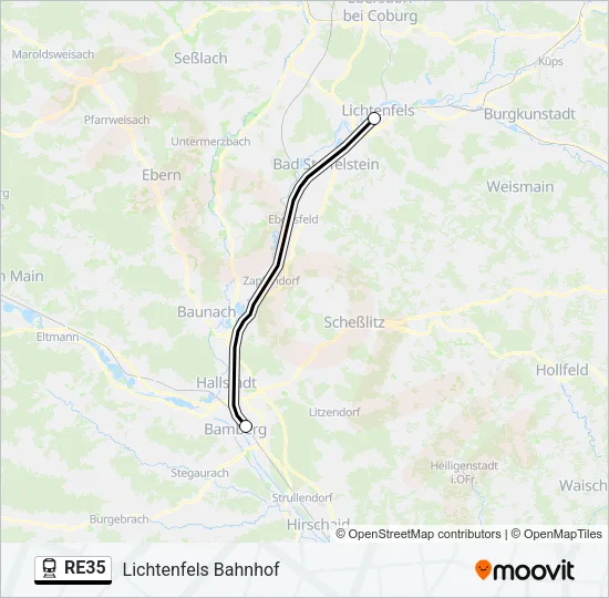 RE35  Line Map