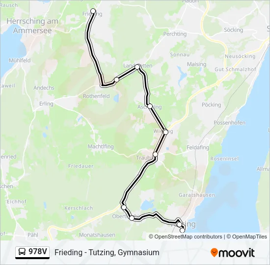 978V Bus Line Map