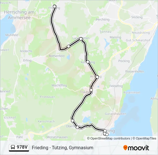 978V Bus Line Map