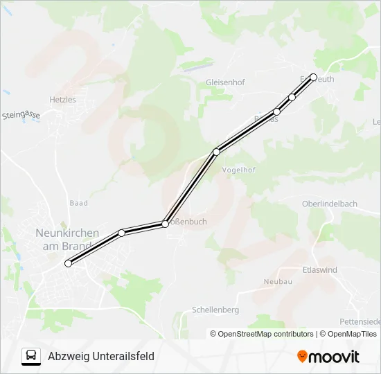 Автобус 211 RUFBUS: карта маршрута