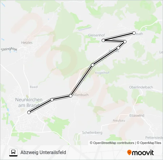 Автобус 211 RUFBUS: карта маршрута