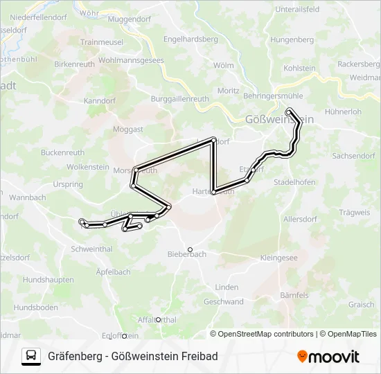 Автобус 226 RUFBUS: карта маршрута