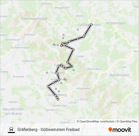 Автобус 226 RUFBUS: карта маршрута