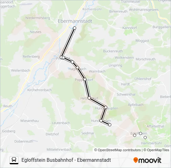 Автобус 235 RUFBUS: карта маршрута