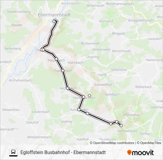 Автобус 235 RUFBUS: карта маршрута
