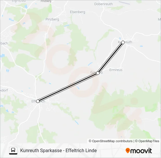 Автобус 256 RUFBUS: карта маршрута