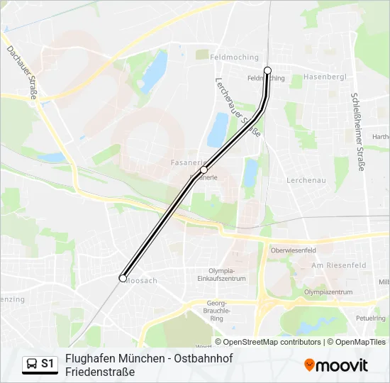 S1 Bus Line Map