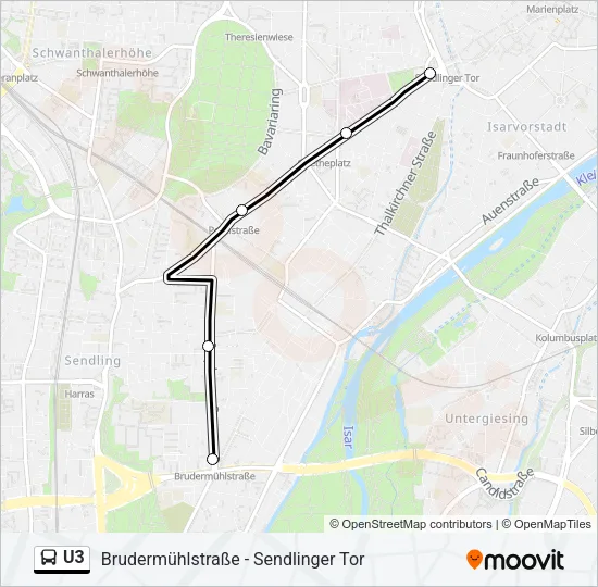 U3  Line Map