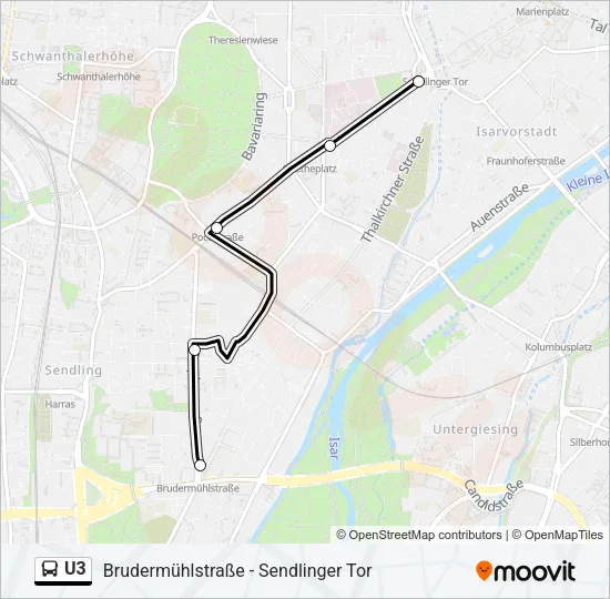 U3  Line Map
