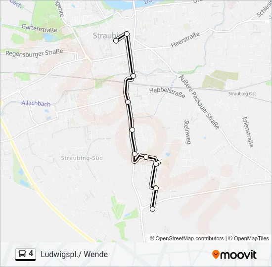 4 Bus Line Map