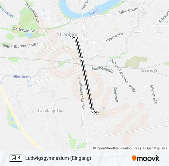 4 Bus Line Map