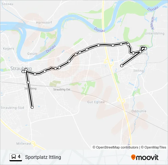 4 Bus Line Map