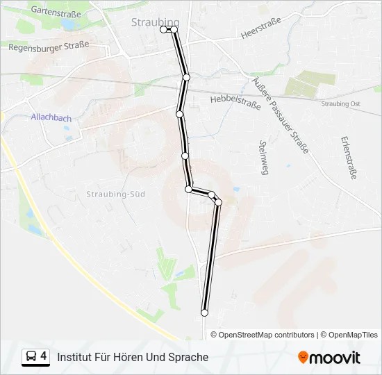 4 Bus Line Map