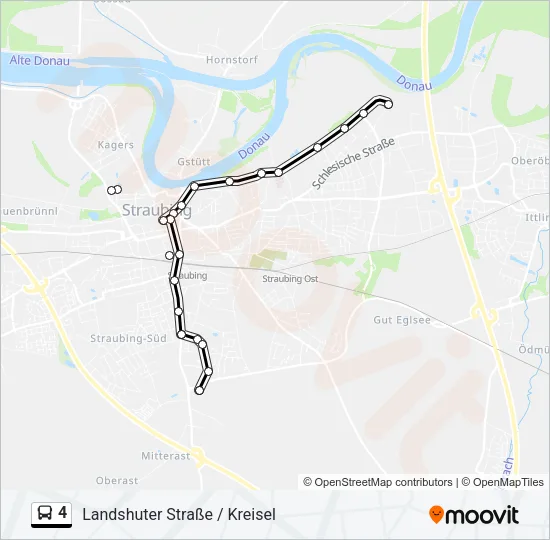 4 Bus Line Map