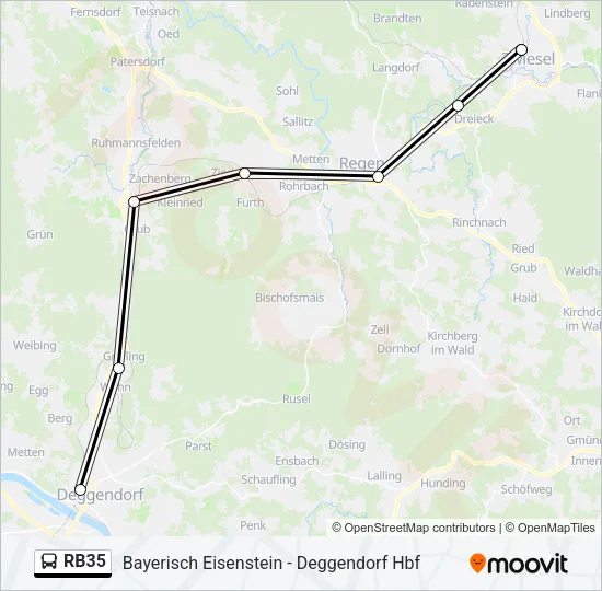RB35 Bus Line Map